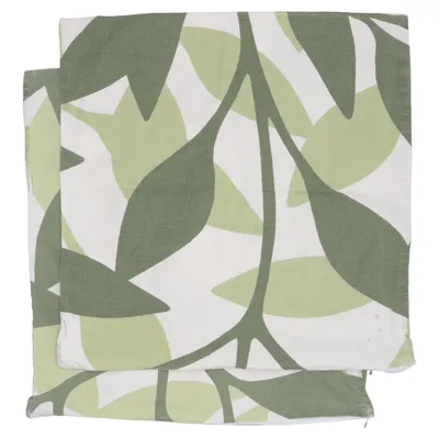 Housse de coussin (Vert, Blanc) de Åhléns Coton