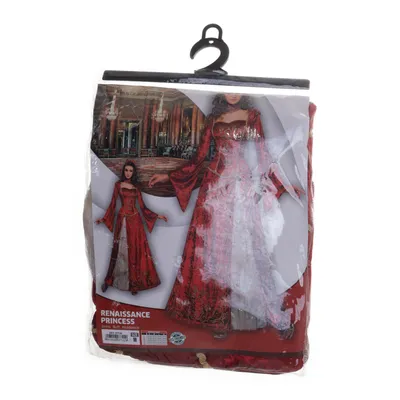 Maskeradkläder (Röd, Guldfärgad) från Widmann