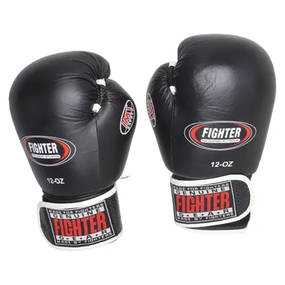 Bokshandschoenen (Zwart) van Fighter