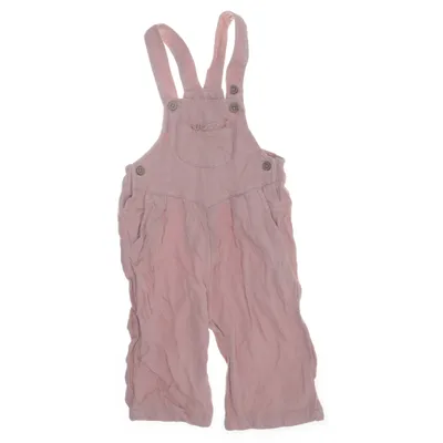 Hängselbyxor (Rosa) från Newbie by KappAhl Viskos