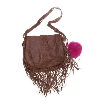 Shoulder-bag (Brown) from Bijou Brigitte Cotton, Leather