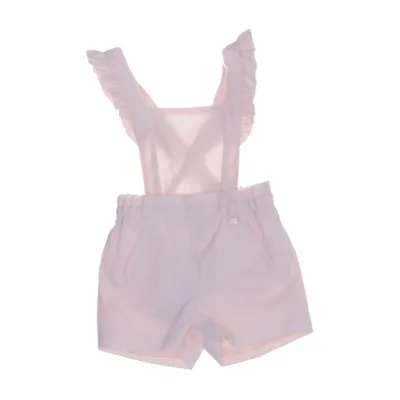 Salopette courte (Rose) de Tartine et Chocolat Élasthane, Polyester, Viscose