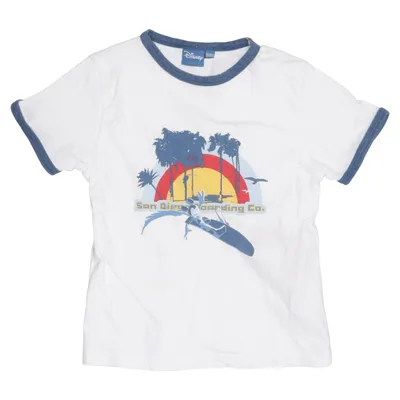 T-shirt (White, Blue, Multicolored) from Disney Cotton