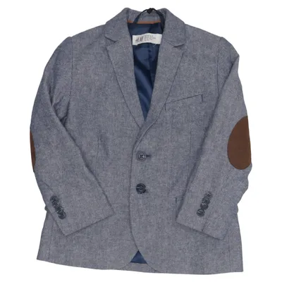 Kavaj (Blå) från H&M Bomull, Polyester