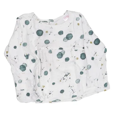 Topp (Vit, Grön, Guldfärgad) från Zara BabyGirl Bomull, Linne