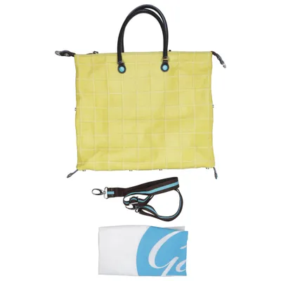 Handbag (Yellow, Blue, Brown) from Gabs Leather