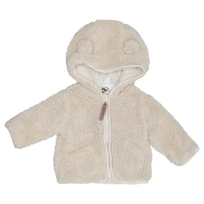 Fleece jacket (Beige) from Rikiki Cotton, Polyester