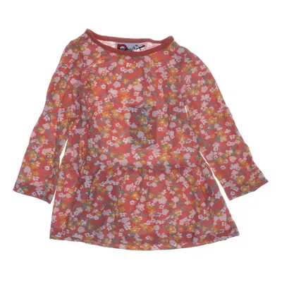 Dress (Red, Multicolored) from Peuhu Cotton