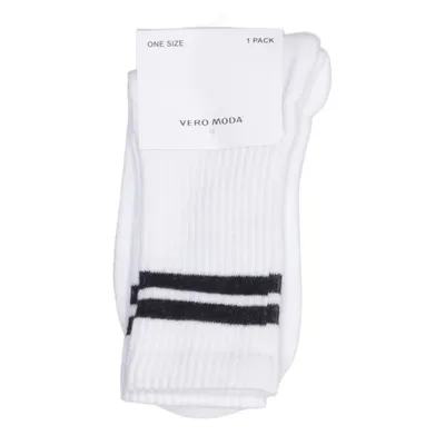 Socks (White, Black) from Vero Moda Cotton, Elastane, Polyester