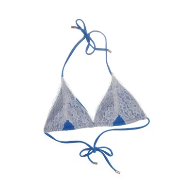 Bikiniöverdel (Blå, Vit) från To Die For Elastan, Polyamid