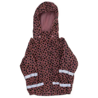 Regnjakke (Pink, Sort) fra Mywear Young Polyester, Polyurethan