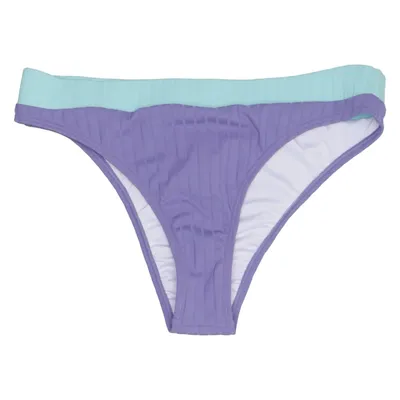 Bikiniunderdel (Lilla, Turkis) fra Quiksilver Elastan, Polyamid, Polyester