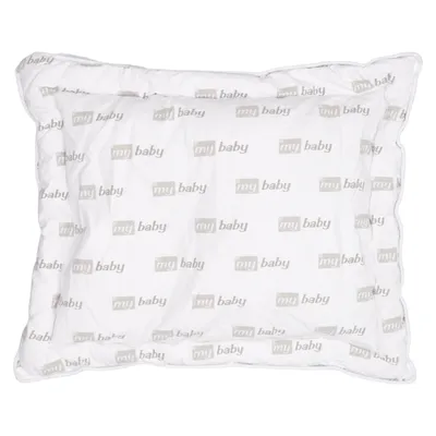 Coussin pour bébé (Blanc, Gris) de My Baby Coton, Duvet, Plume