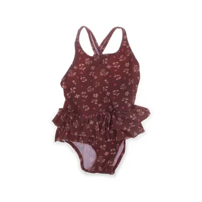 Badedragt (Brun, Pink, Flerfarvet) fra Hema Elastan, Polyamid, Polyester