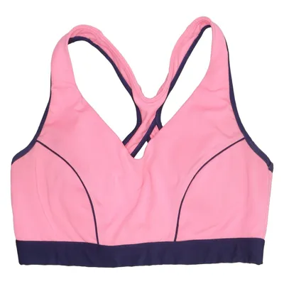 Sports bra (Pink, Blue) from Mariemeili Elastane, Polyester