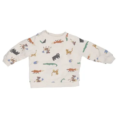 Sweatshirt (Beige, Multicolore) de Åhléns Kids Coton