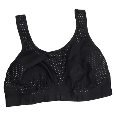 Sport-BH (Schwarz) von Swemark Elasthan, Polyamid, Polyester