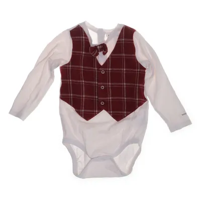Body (White, Red) from Newbie by KappAhl Cotton, Elastane, Polyester