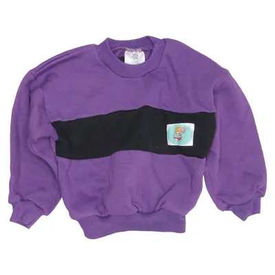 Collegetröja (Lila, Svart) från Baby Baby Bomull, Polyester