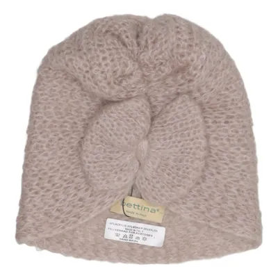 Turban (Beige) from Bettina Acrylic, Mohair, Polyamide
