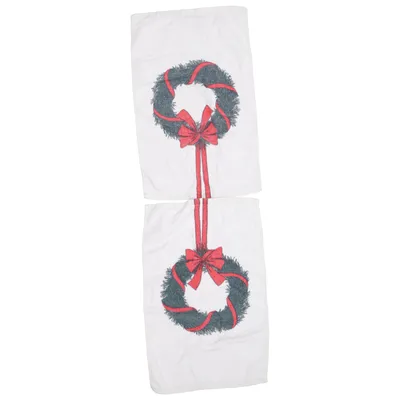 Geschirrhandtuch (Weiß, Grün, Rot) von H&M Home Baumwolle