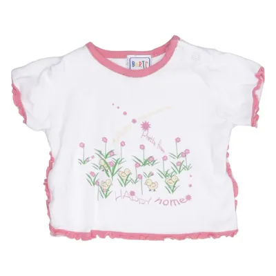 T-shirt (White, Pink, Multicolored) from Berti Cotton