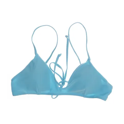 Bikini top (Blauw) van Nelly Elastaan, Gerecycled polyester