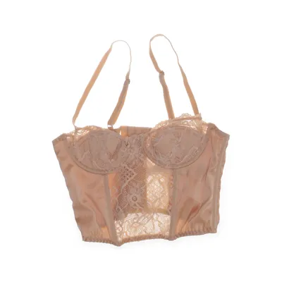 Bustier (Beige) fra Urban Outfitters Bomuld, Elastan, Polyamid, Polyester