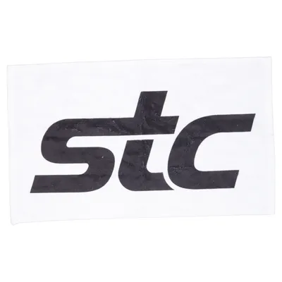Håndklæde (Hvid, Sort) fra STC Bomuld, Polyester