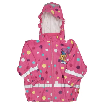 Rain jacket (Pink, Multicolored) from Bamse Polyurethane