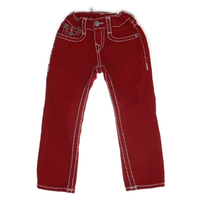 Spijkerbroek (Rood) van True Religion Katoen