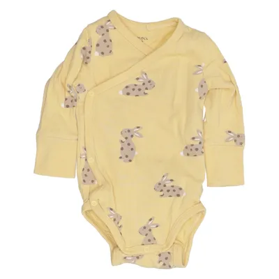 Body (Gul) fra Lindex Baby Bomuld, Elastan