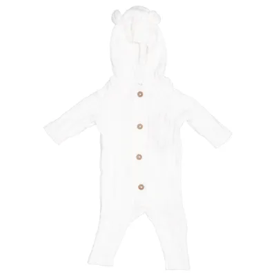 Sparkedragt (Hvid) fra Lindex Newborn Bomuld