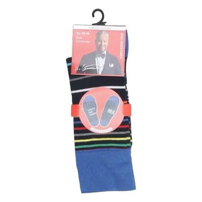 Socks (Black, Blue, Multicolored) from Mads Christensen Cotton, Elastane, Polyamide