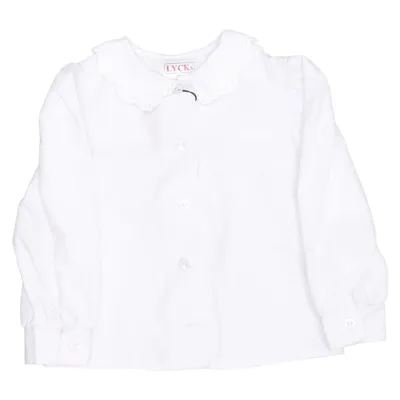 Blus (Vit) från Lycks Bomull, Polyester