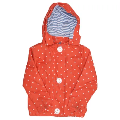 Regenjack (Rood, Wit) van Tchibo Polyester