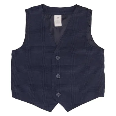 Gilet de costume (Bleu) de H&M Élasthane, Polyester, Viscose