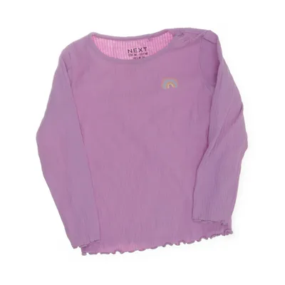 Långärmad t-shirt (Lila) från Next Bomull, Elastan