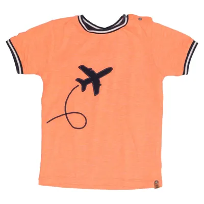 T-shirt (Orange) from Babyface Cotton, Polyester