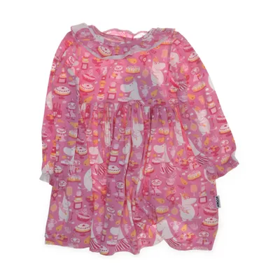 Dress (Pink, Multicolored) from Moomin Cotton, Elastane