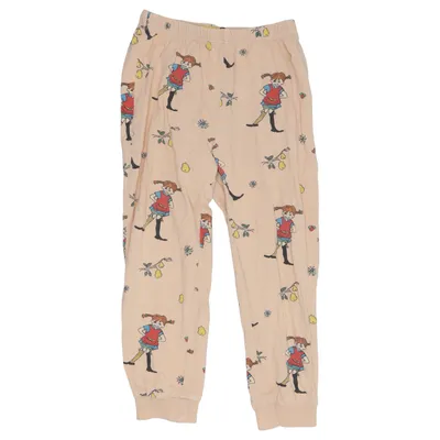 Pyjama broek (Beige, Meerkleurig) van Åhléns Katoen, Elastaan