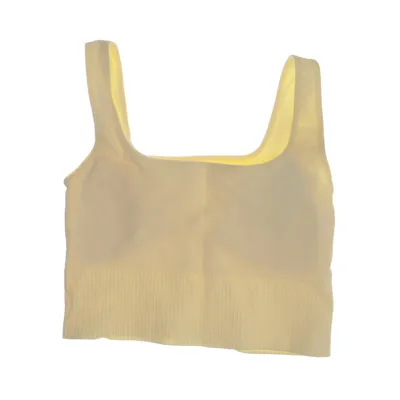 Träningstopp (Gul) från H&M Sport Polyamid, Elastan