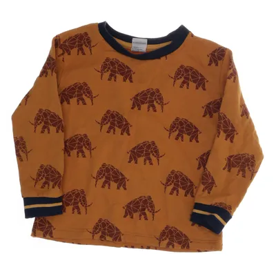 Långärmad t-shirt (Gul, Brun) från Alana Ekologisk bomull