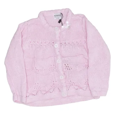 Cardigan (Roze) van Kanz Katoen, Linnen, Viscose