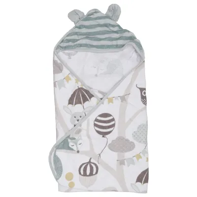 Bath cape (White, Green, Multicolored) from Hemtex Cotton