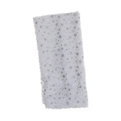 Écharpe tube  (Blanc, Argent) de Topolino Polyester