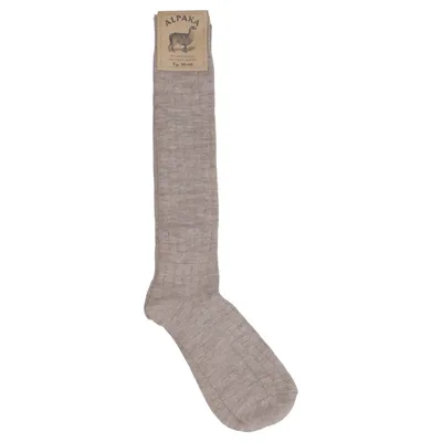 Knæstrømper (Beige) fra Alpaka Alpacauld