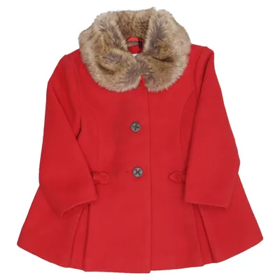 Mantel (Rot) von Fred & Flo Acryl, Elasthan, Polyester, Viskose