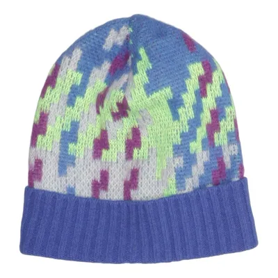 Bonnet (Bleu, Multicolore) de United Colors of Benetton Acrylique, Élasthane, Mohair, Polyamide, Laine