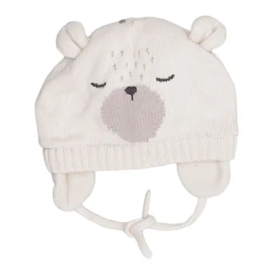 Beanie (Beige) from Newbie by KappAhl Organic cotton, Polyester